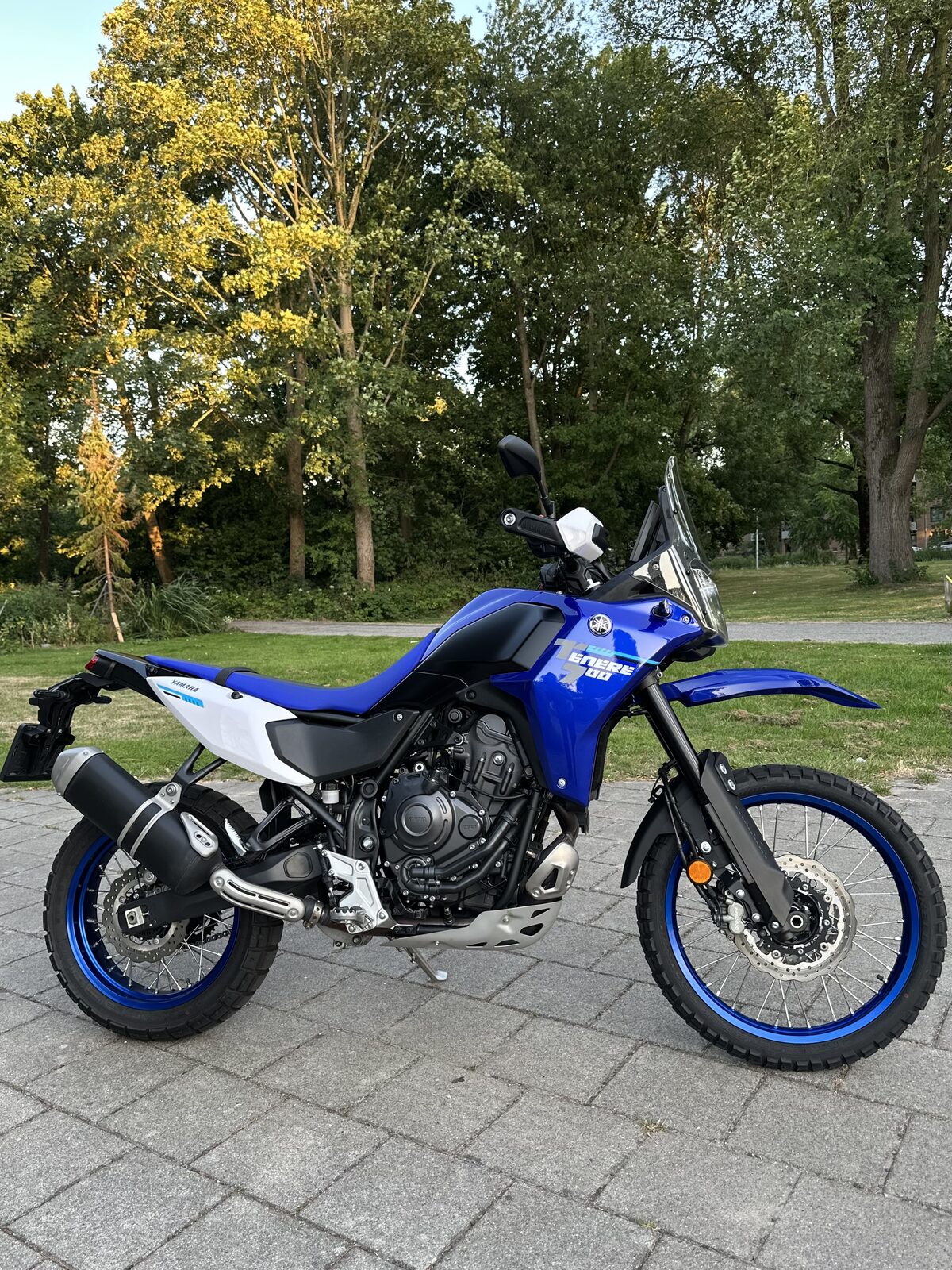 Yamaha Ténéré 700 2025, zijaanzicht