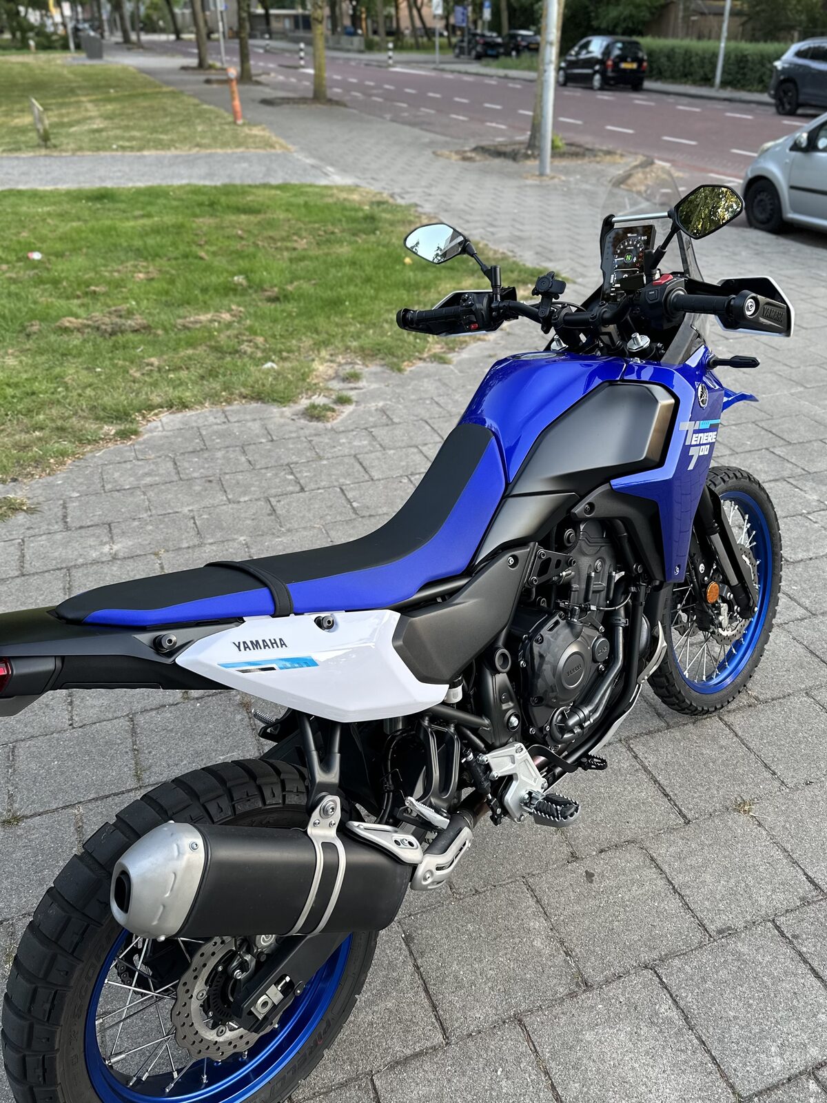 Yamaha Ténéré 700 2025, achteraanzicht